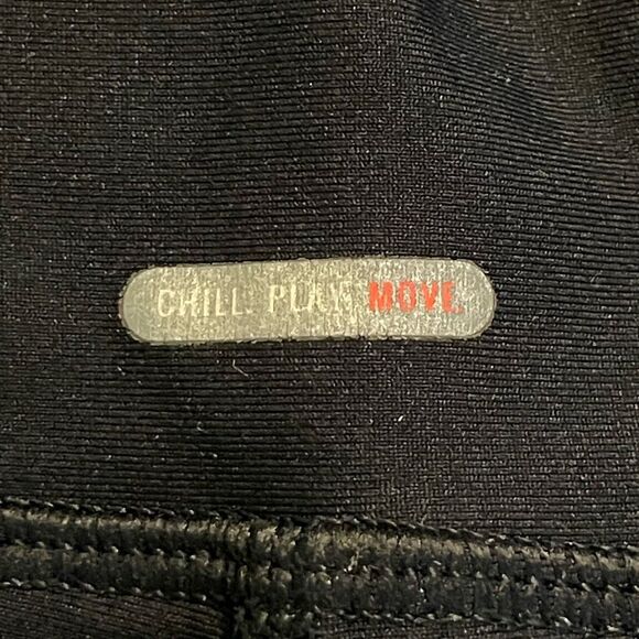 Yogalicious Camo Print Leggings Black Gray Ankle Mid-Rise Pockets XS - Picture 6 of 7